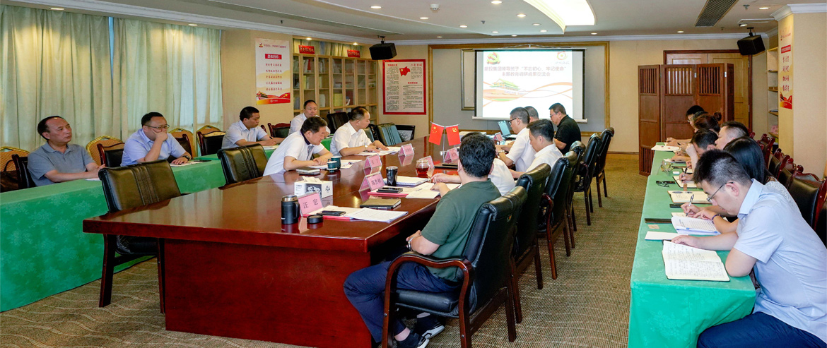 尊龙凯时集团领导班子召开“不忘初心、牢记使命”主题教育调研成果交流会